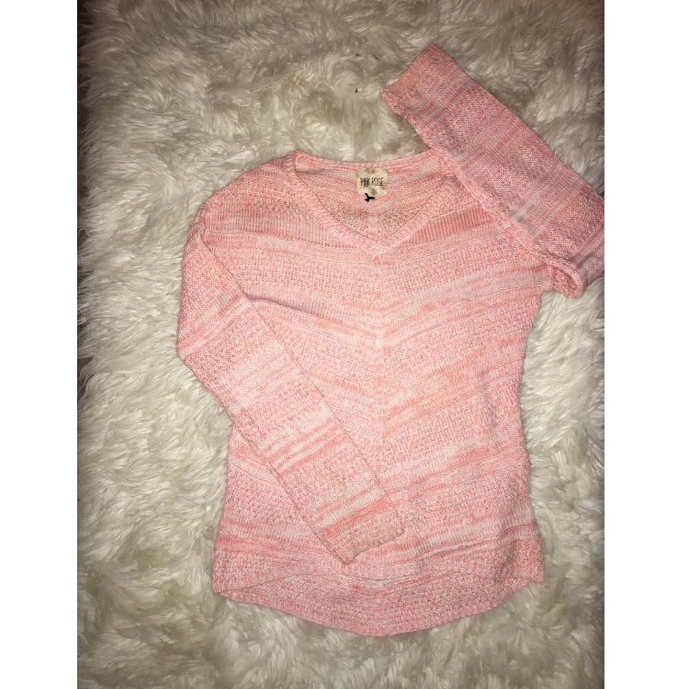 Pink Rose Cozy Sweater